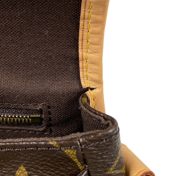 Louis Vuitton Menilmontant PM Crossbody Shoulder Bag Monogram Brown M40474 Wo... - Picture 10 of 11